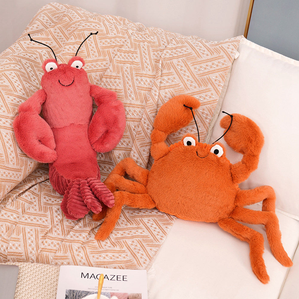 Kawaii Lobster & Crab Buddies Plushies - Kawaiies - Adorable - Cute - Plushies - Plush - Kawaii