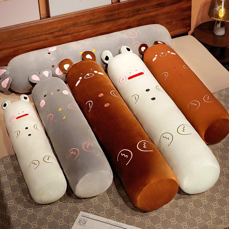 Kawaii Long Frog Bunny Bear Body Pillow Collection - Kawaiies - Adorable - Cute - Plushies - Plush - Kawaii