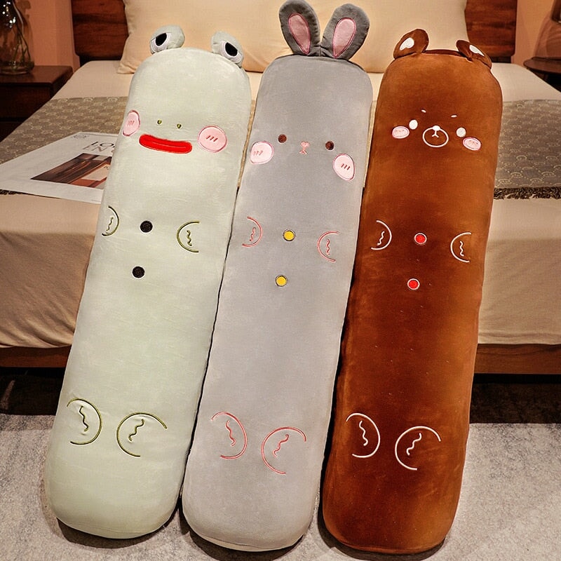 Kawaii Long Frog Bunny Bear Body Pillow Collection - Kawaiies - Adorable - Cute - Plushies - Plush - Kawaii