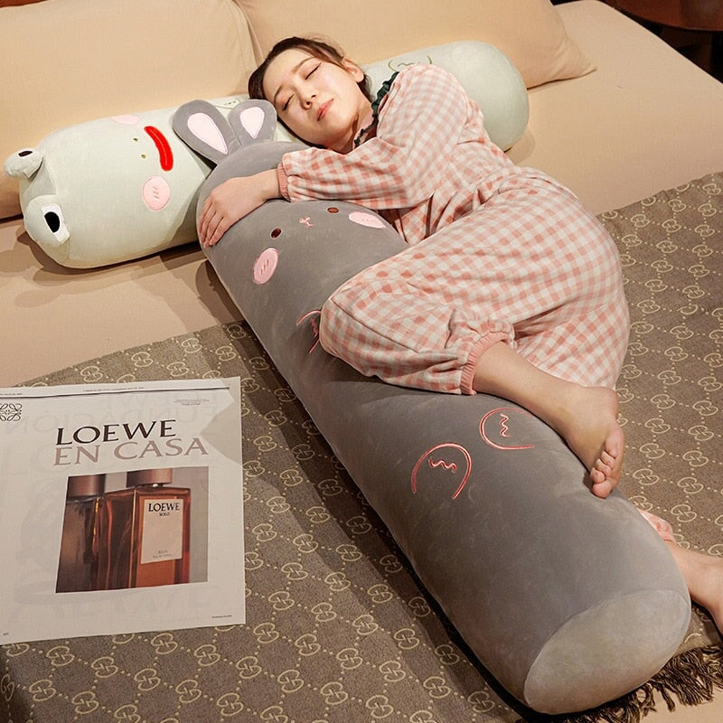 Kawaii Long Frog Bunny Bear Body Pillow Collection - Kawaiies - Adorable - Cute - Plushies - Plush - Kawaii