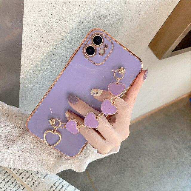 Purple LV iPhone 12 Case