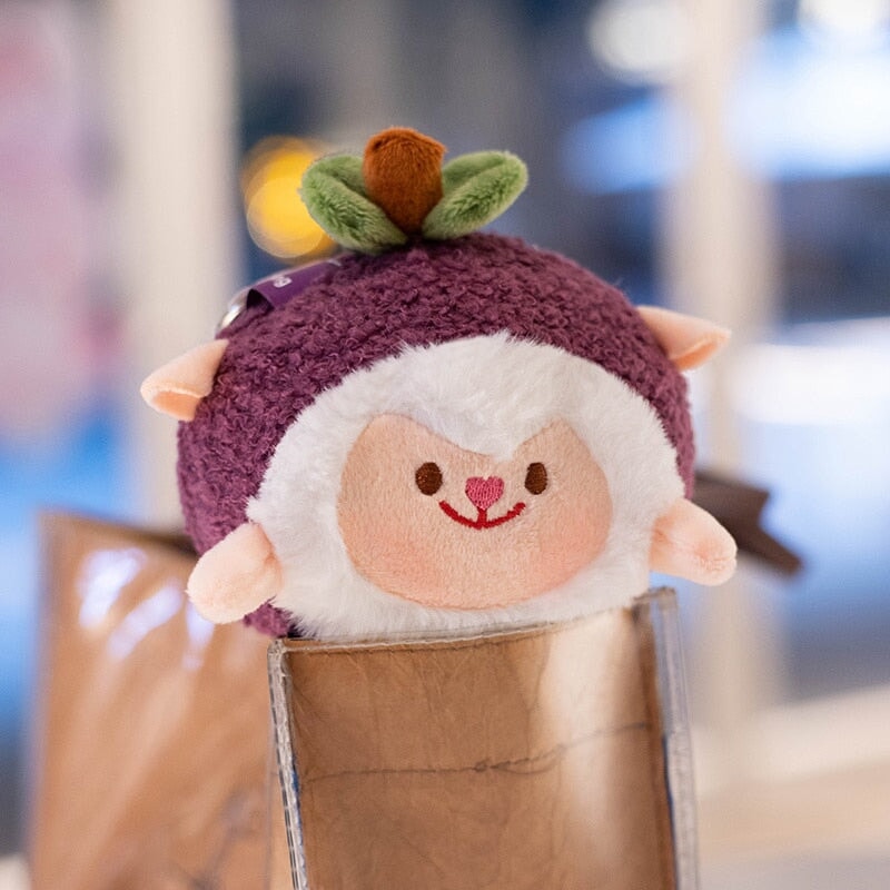 Kawaii Mangosteen Sheep Plushie | NEW - Kawaiies - Adorable - Cute - Plushies - Plush - Kawaii