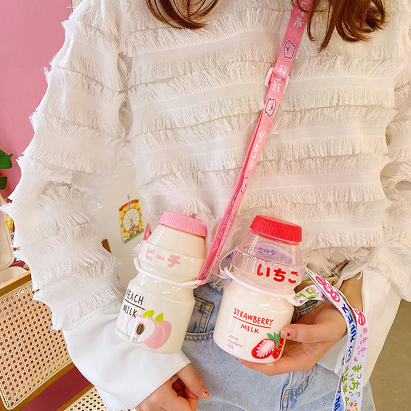 Kawaii Milk Bottle - Kawaiies - Adorable - Cute - Plushies - Plush - Kawaii
