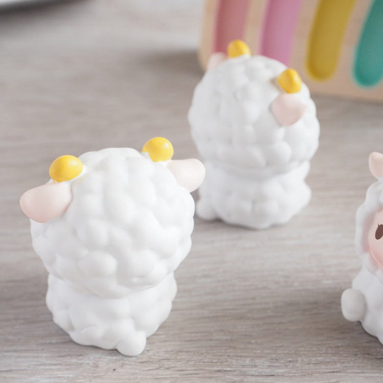 Kawaii Mini Lamb Sheep Figurines Collectibles - Kawaiies - Adorable - Cute - Plushies - Plush - Kawaii