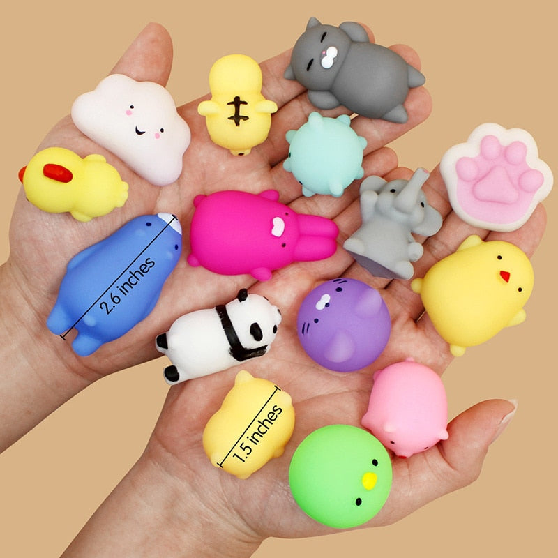 Kawaii Mini Mochi Squishy Stress Relief Toys – Kawaiies