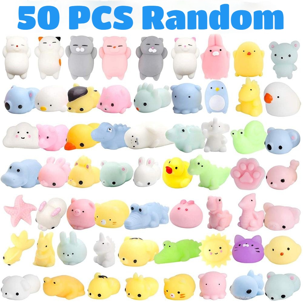 Kawaii Mini Mochi Squishy Stress Relief Toys - Kawaiies - Adorable - Cute - Plushies - Plush - Kawaii