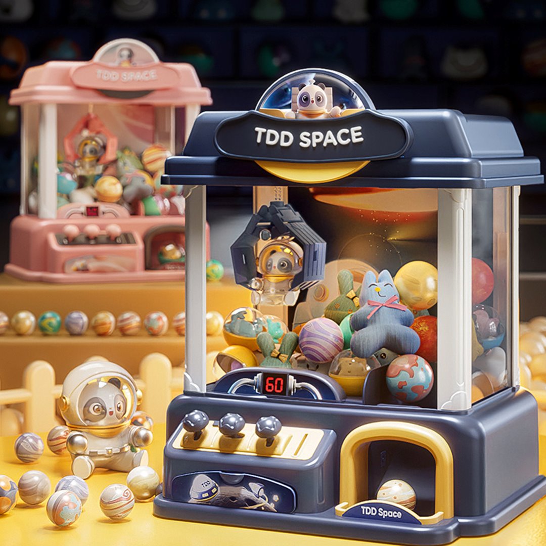 Kawaii Mini 'TDD SPACE' Claw Machine Toy - Kawaiies - Adorable - Cute - Plushies - Plush - Kawaii