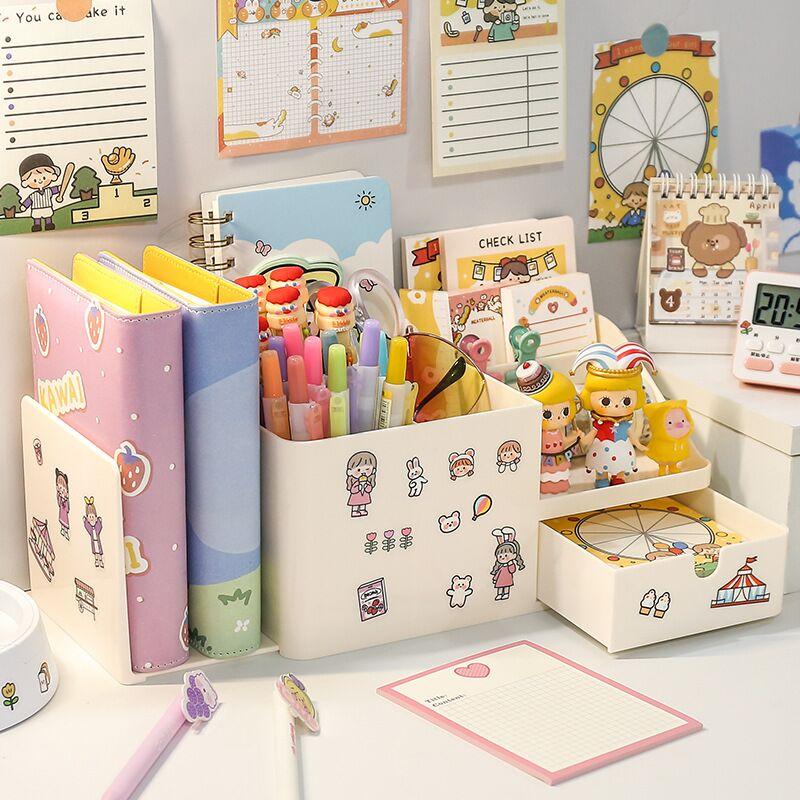 Kawaii Multifunctional Desktop Organiser - Kawaiies - Adorable - Cute - Plushies - Plush - Kawaii