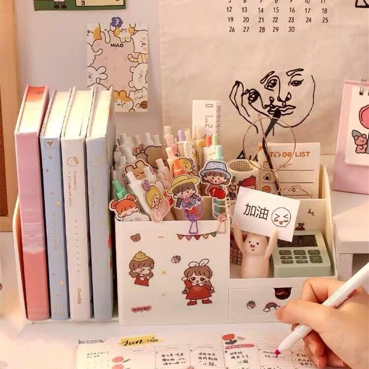 Kawaii Multifunctional Desktop Organiser - Kawaiies - Adorable - Cute - Plushies - Plush - Kawaii