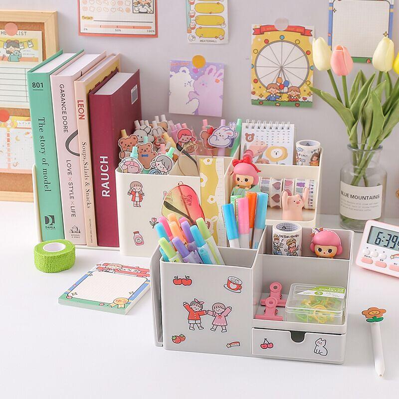 Kawaii Multifunctional Desktop Organiser - Kawaiies - Adorable - Cute - Plushies - Plush - Kawaii