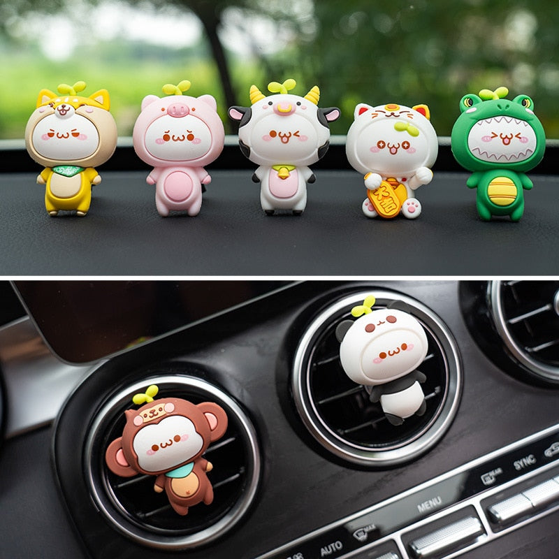 Kawaii Onion Friend Animals Car Air Refresher Perfume Accessories - Kawaiies - Adorable - Cute - Plushies - Plush - Kawaii