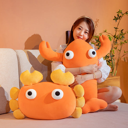 Kawaii Orange Crab & Lobster Plushie - Kawaiies - Adorable - Cute - Plushies - Plush - Kawaii