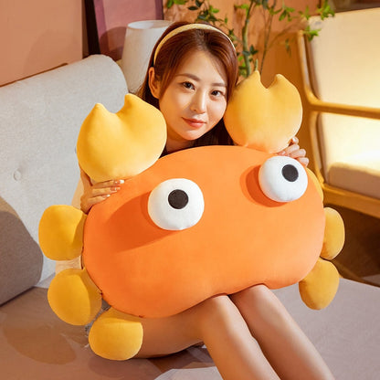 Kawaii Orange Crab & Lobster Plushie - Kawaiies - Adorable - Cute - Plushies - Plush - Kawaii