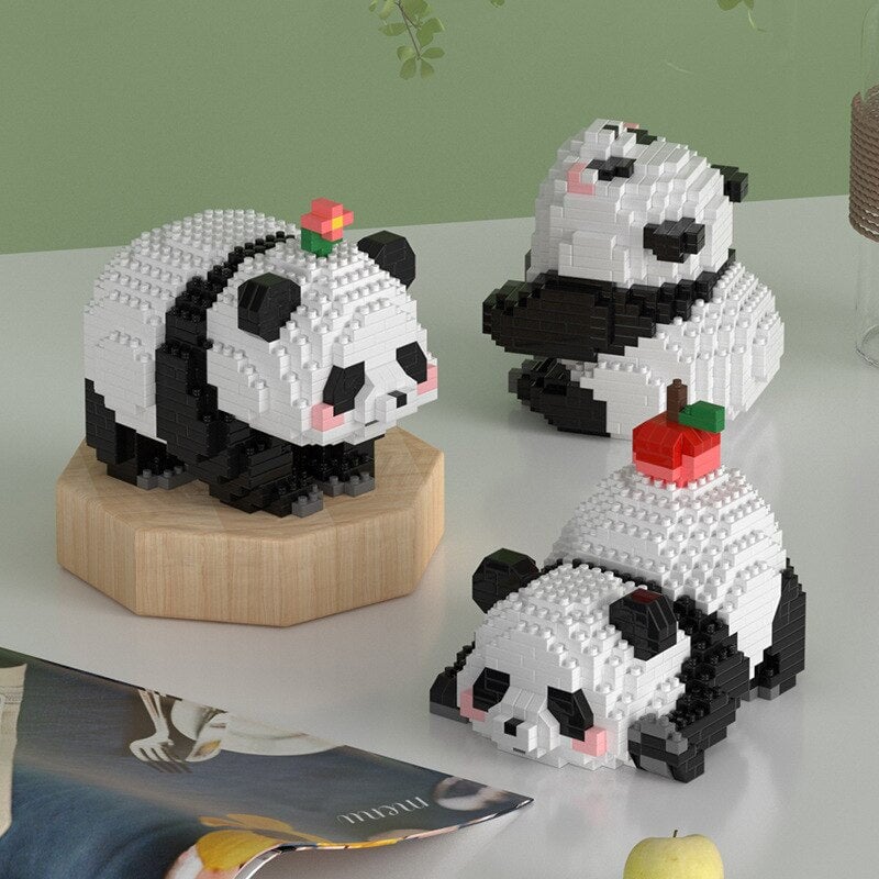 Kawaii Panda 3-in-1 Nano Building Block Collection 2