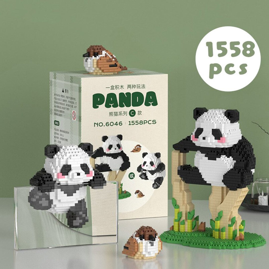kawaiies-softtoys-plushies-kawaii-plush-Kawaii Panda 3-in-1 Nano Building Block Collection 2 | NEW Build it Set 2 With Box 