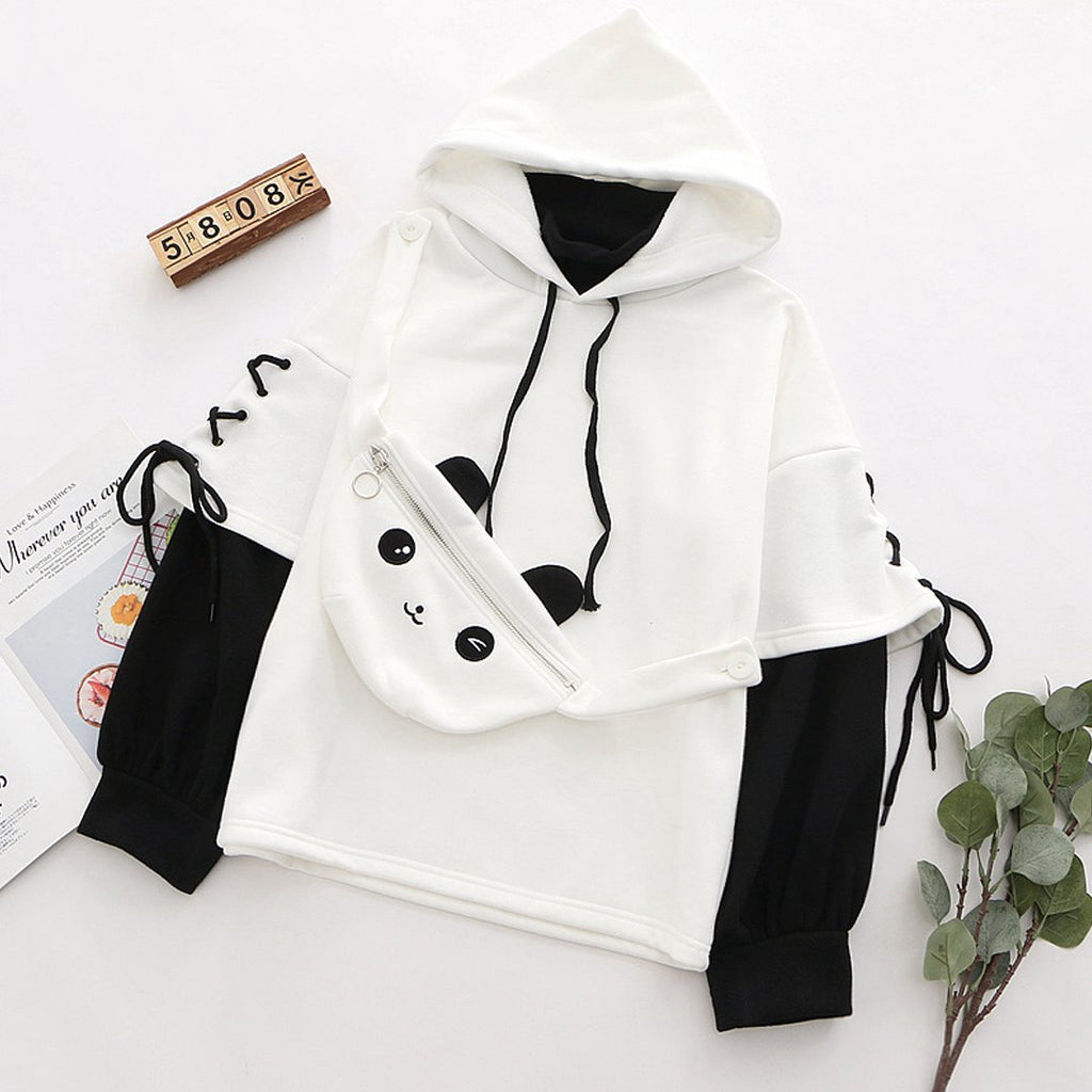 Kawaii Panda Hoodie - Kawaiies - Adorable - Cute - Plushies - Plush - Kawaii