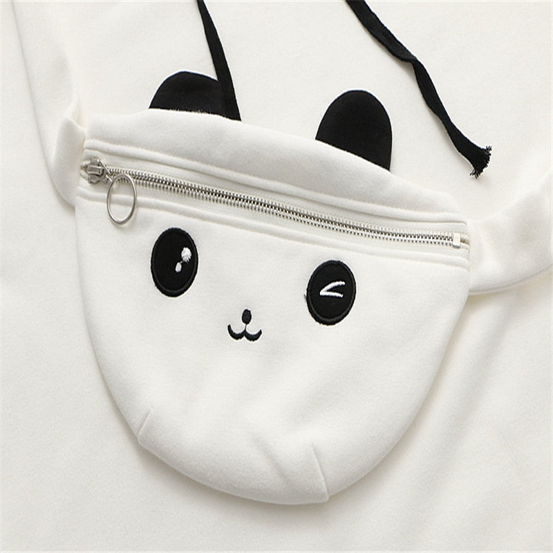 Kawaii Panda Hoodie - Kawaiies - Adorable - Cute - Plushies - Plush - Kawaii