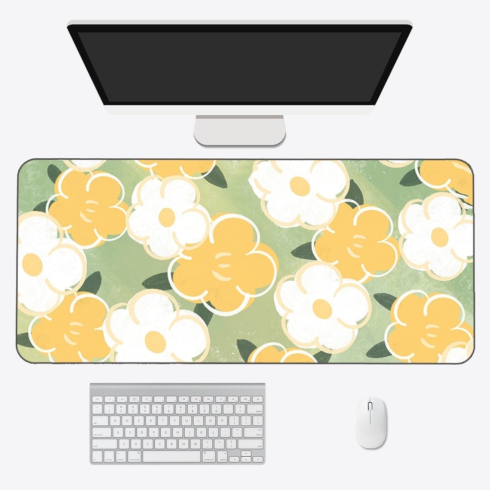 Kawaii Pastel Flowers Long Mouse Pad Collection Kawaiies kawaii-pastel-flowers-long-mouse-pad-collection-kawaiies