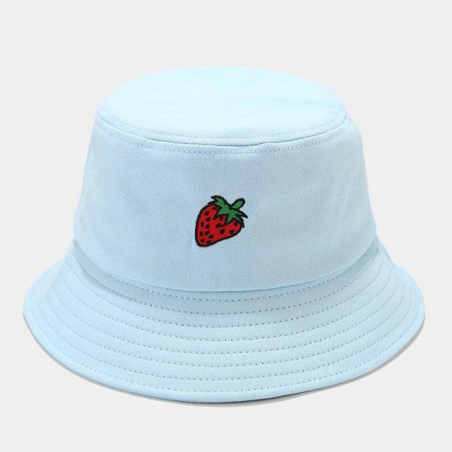 Kawaii Pastel Fruit Bucket Hat - Kawaiies - Adorable - Cute - Plushies - Plush - Kawaii
