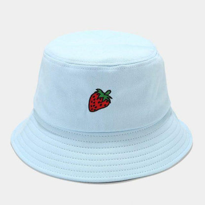 Kawaii Pastel Fruit Bucket Hat - Kawaiies - Adorable - Cute - Plushies - Plush - Kawaii