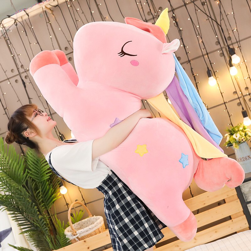 Kawaii Pastel Pink White Blue Unicorn Plushies - Kawaiies - Adorable - Cute - Plushies - Plush - Kawaii