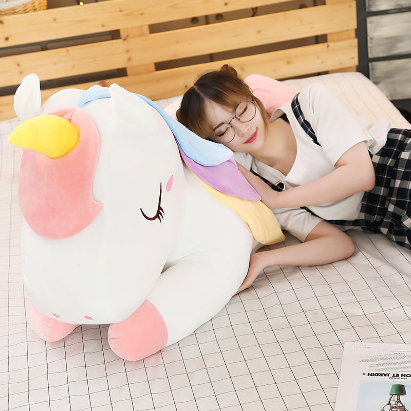 Kawaii Pastel Pink White Blue Unicorn Plushies – Kawaiies