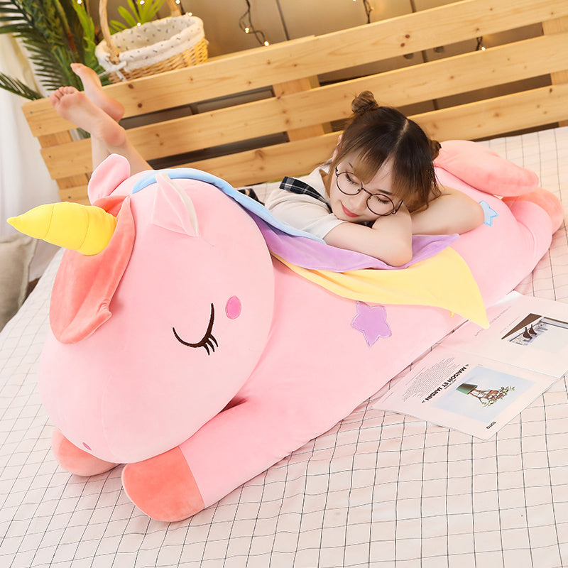 Kawaii Pastel Pink White Blue Unicorn Plushies - Kawaiies - Adorable - Cute - Plushies - Plush - Kawaii