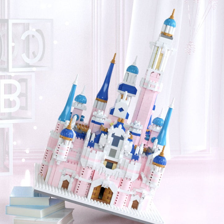 Kawaii Pink Princess Light up Palace Castle Nano Building Set - Kawaiies - Adorable - Cute - Plushies - Plush - Kawaii