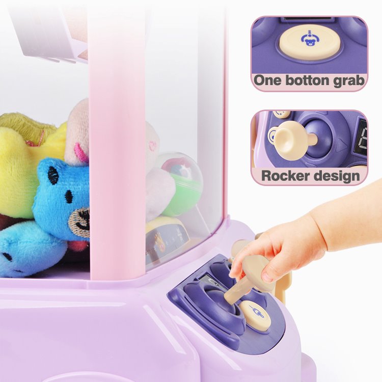 Kawaii Purple Bunny & Blue Bear Claw Machine Toy | NEW - Kawaiies - Adorable - Cute - Plushies - Plush - Kawaii