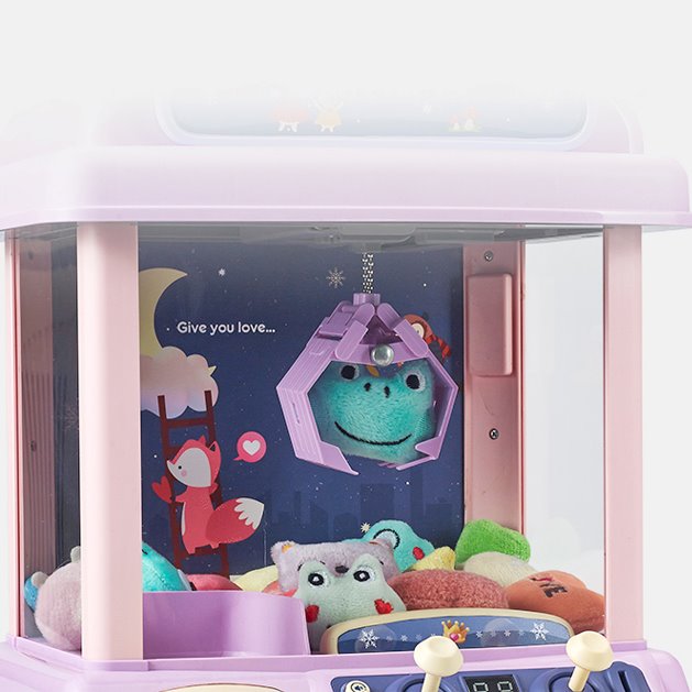 Kawaii Purple Bunny & Blue Bear Claw Machine Toy | NEW - Kawaiies - Adorable - Cute - Plushies - Plush - Kawaii