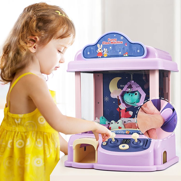 Kawaii Purple Bunny & Blue Bear Claw Machine Toy | NEW - Kawaiies - Adorable - Cute - Plushies - Plush - Kawaii