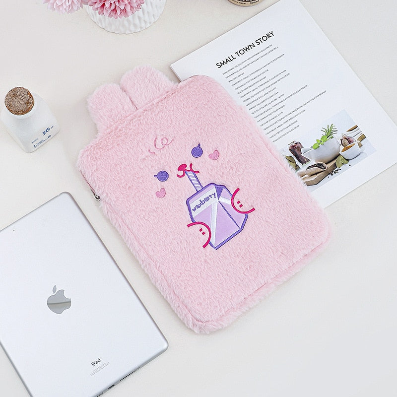 Kawaii Rabbit & Bear iPad Case Pouch Cover - Kawaiies - Adorable - Cute - Plushies - Plush - Kawaii