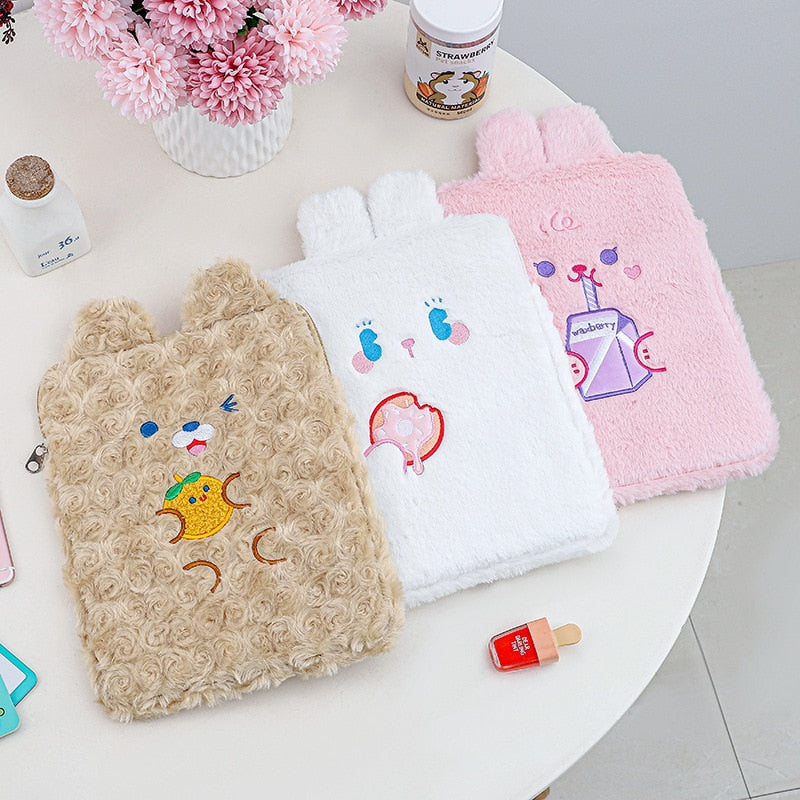 Kawaii Rabbit & Bear iPad Case Pouch Cover - Kawaiies - Adorable - Cute - Plushies - Plush - Kawaii
