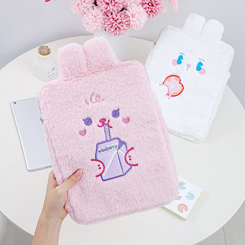 Kawaii Rabbit & Bear iPad Case Pouch Cover - Kawaiies - Adorable - Cute - Plushies - Plush - Kawaii