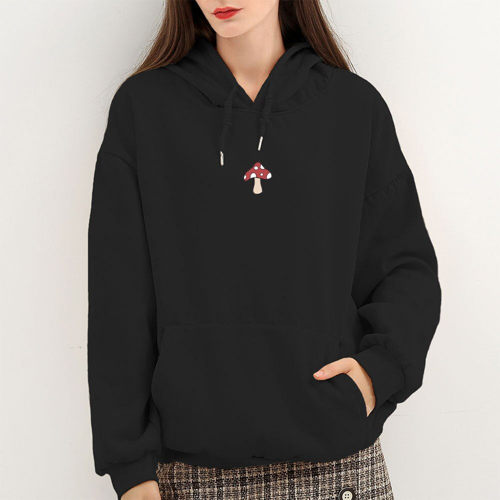Kawaii Red Mushroom Part-Cotton Hoodie - Kawaiies - Adorable - Cute - Plushies - Plush - Kawaii