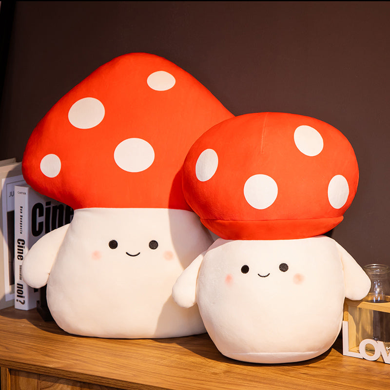 Kawaii Red Spotted Mushroom Family Plushies - Kawaiies - Adorable - Cute - Plushies - Plush - Kawaii