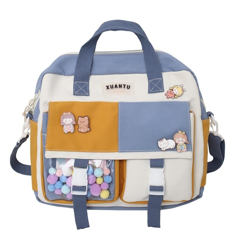 Kawaii School Backpack & Shoulder Bag - Kawaiies - Adorable - Cute - Plushies - Plush - Kawaii