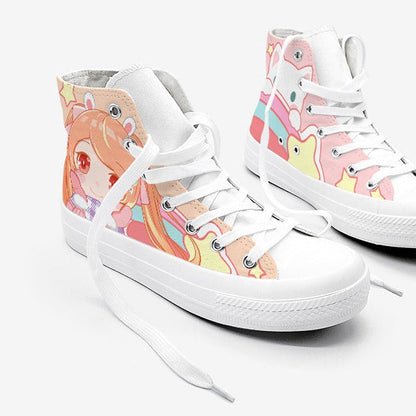 Kawaii School Girl Besties Shooting Star Women's Sneakers Trainers