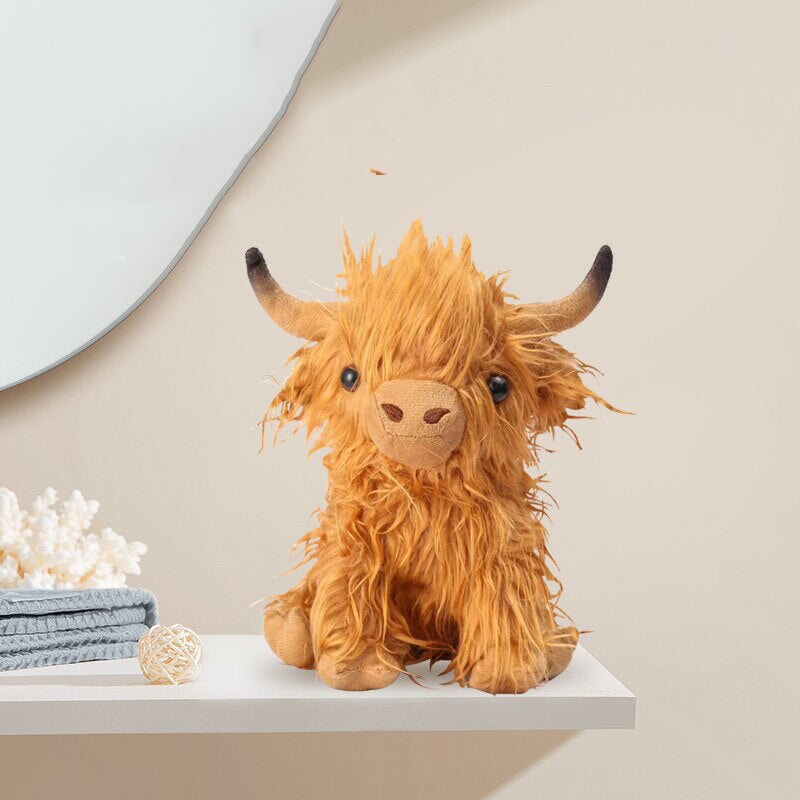 kawaiies-softtoys-plushies-kawaii-plush-Kawaii Scruffy and Pals the Highland Cow Plushie | NEW Soft toy 