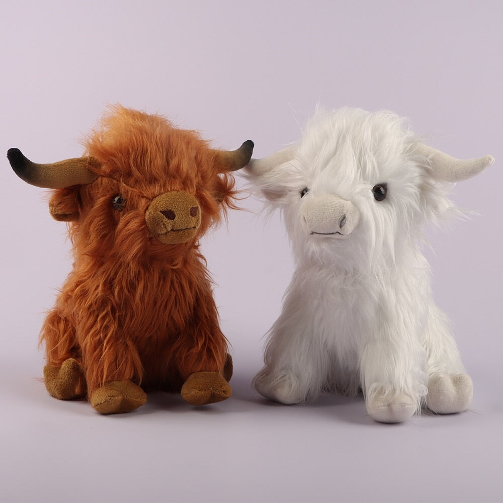 kawaiies-softtoys-plushies-kawaii-plush-Kawaii Scruffy and Pals the Highland Cow Plushie | NEW Soft toy Set of 2 