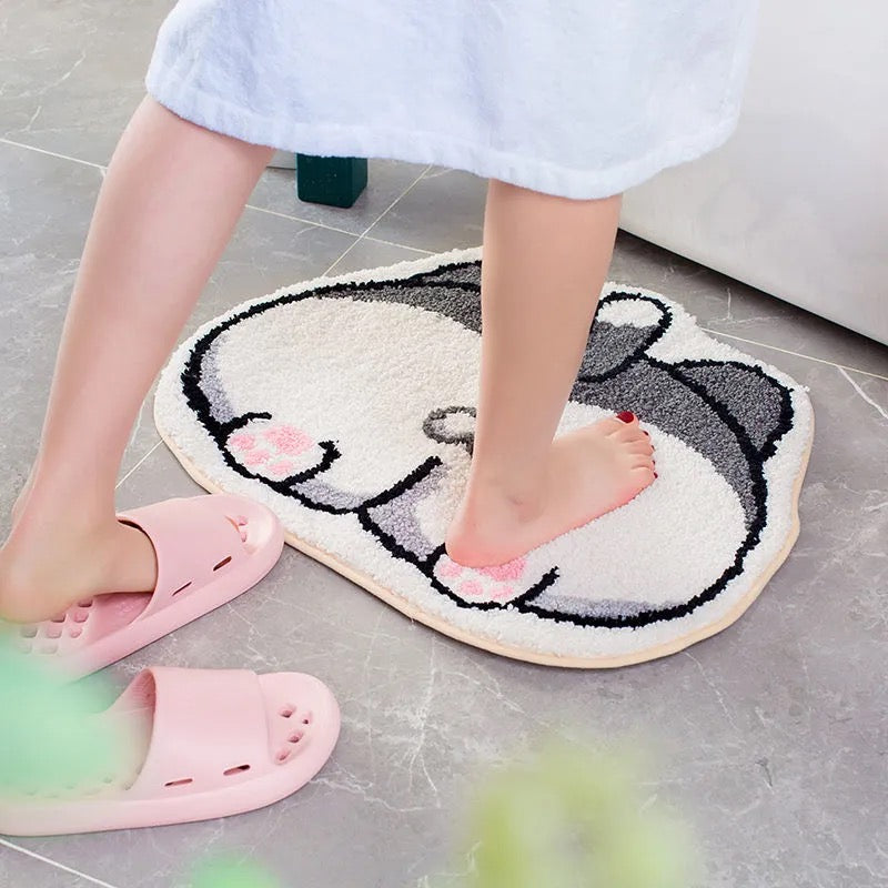 Kawaii Shiba Inu Butt Bum Non-Slip Fluffy Mats - Kawaiies - Adorable - Cute - Plushies - Plush - Kawaii