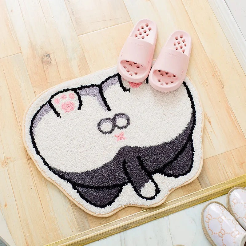 Kawaii Shiba Inu Butt Bum Non-Slip Fluffy Mats - Kawaiies - Adorable - Cute - Plushies - Plush - Kawaii