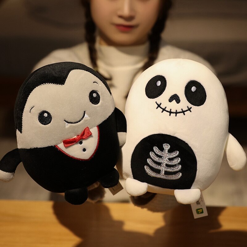 Kawaii Skeleton Pumpkin Zombie Frankenstein Vampire Halloween Plushies - Kawaiies - Adorable - Cute - Plushies - Plush - Kawaii