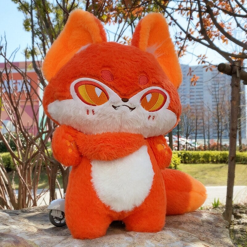 kawaiies-softtoys-plushies-kawaii-plush-Kawaii Sleek Fox Plushie | NEW Soft toy Orange 