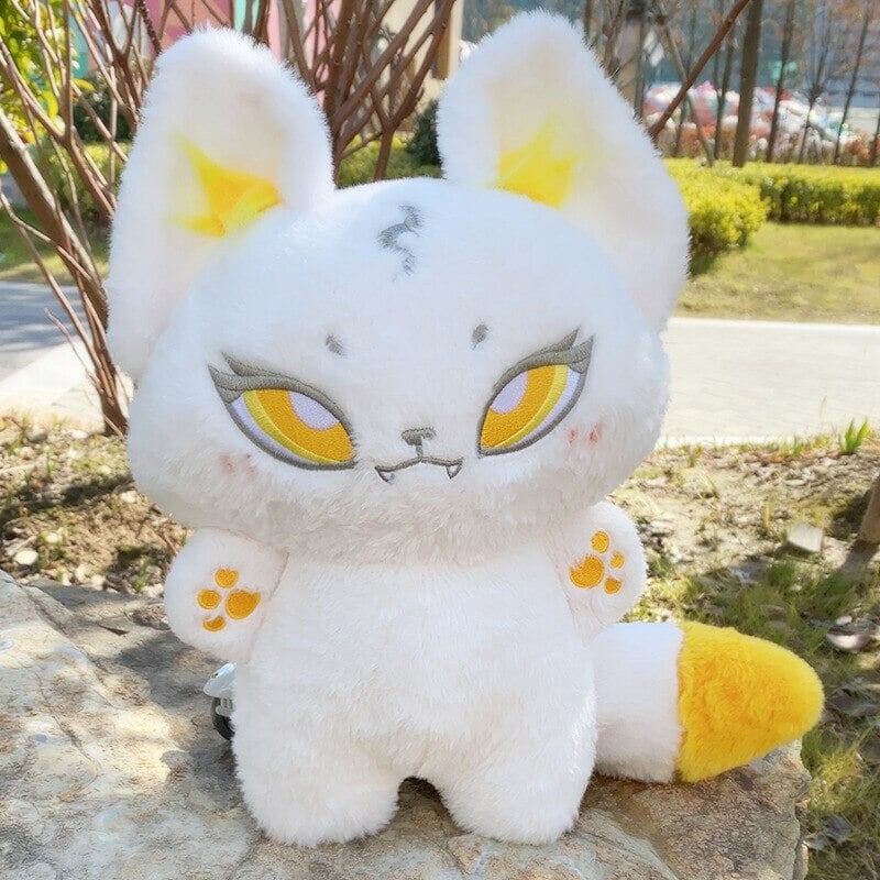 kawaiies-softtoys-plushies-kawaii-plush-Kawaii Sleek Fox Plushie | NEW Soft toy White 