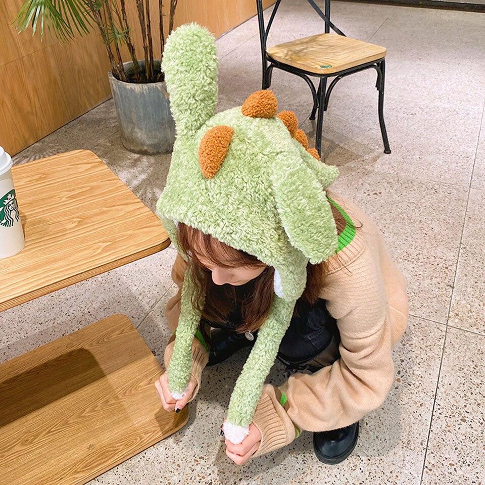 Kawaii Spiky Dinosaur Plush Hat - Kawaiies - Adorable - Cute - Plushies - Plush - Kawaii