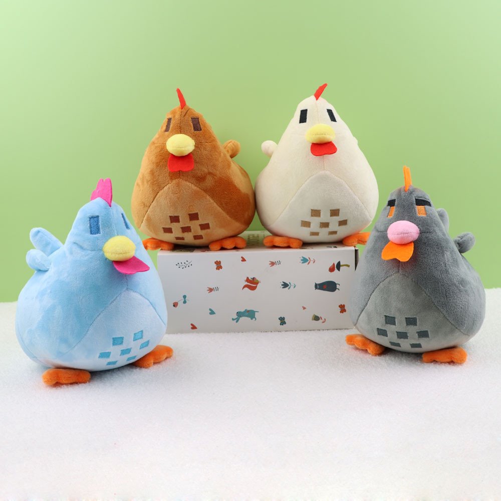 Kawaii Stardew Valley Chicken Plushie - Kawaiies - Adorable - Cute - Plushies - Plush - Kawaii