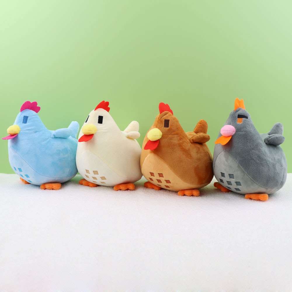 Kawaii Stardew Valley Chicken Plushie - Kawaiies - Adorable - Cute - Plushies - Plush - Kawaii