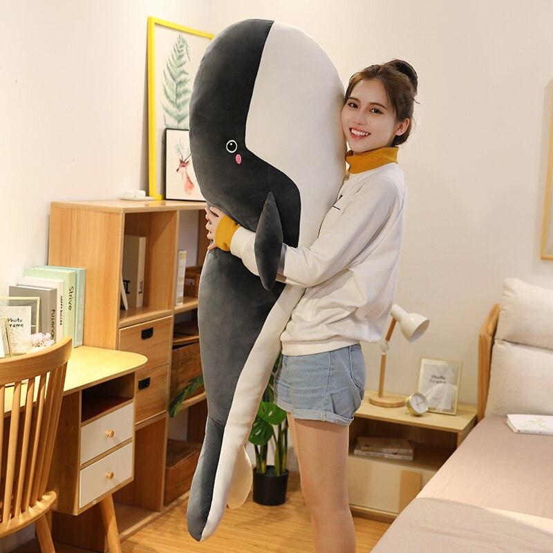 Blue Giant Kawaii Whale Plushie - Kawaiies - Adorable - Cute - Plushies - Plush - Kawaii