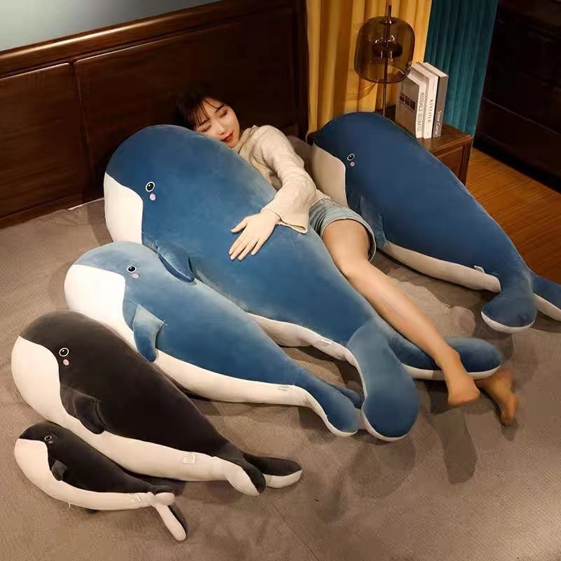 Blue Giant Kawaii Whale Plushie - Kawaiies - Adorable - Cute - Plushies - Plush - Kawaii